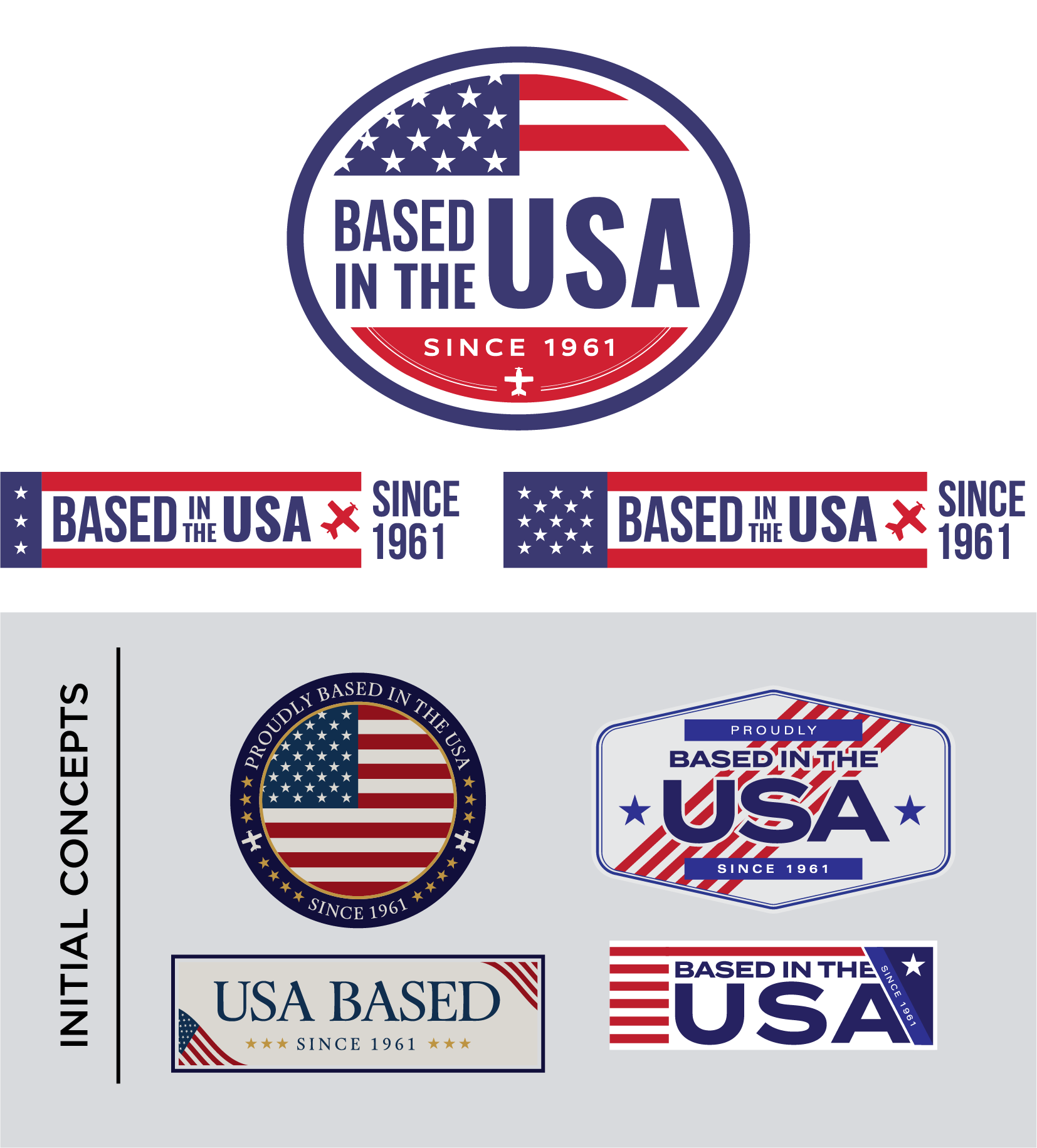 Avemco Based in the USA Emblem Concepts and Final Design