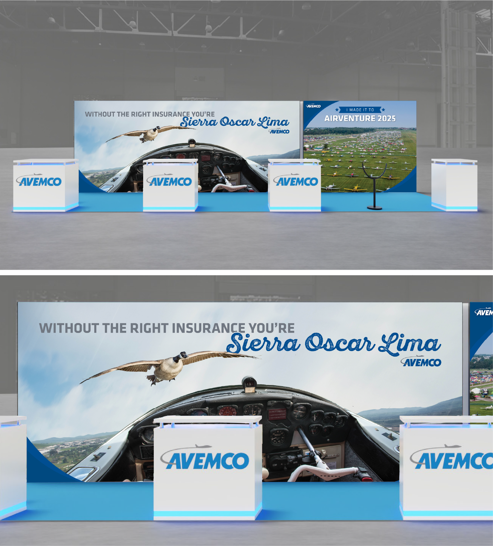 Avemco Lightbox Tradeshow Booth Display Graphics