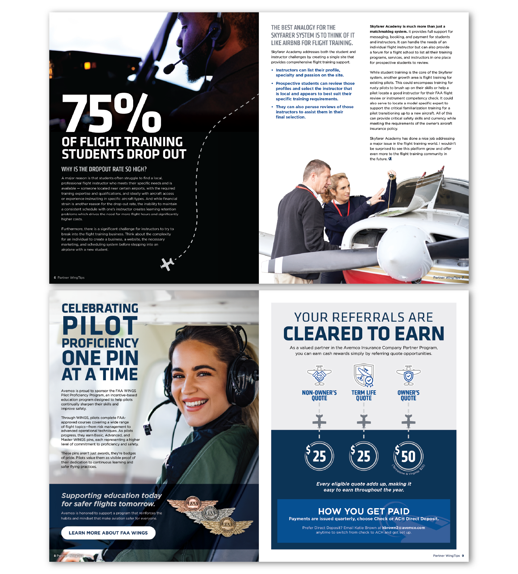 Avemco Partner Wingtips Winter 2026 Inside Pages 2 of 3