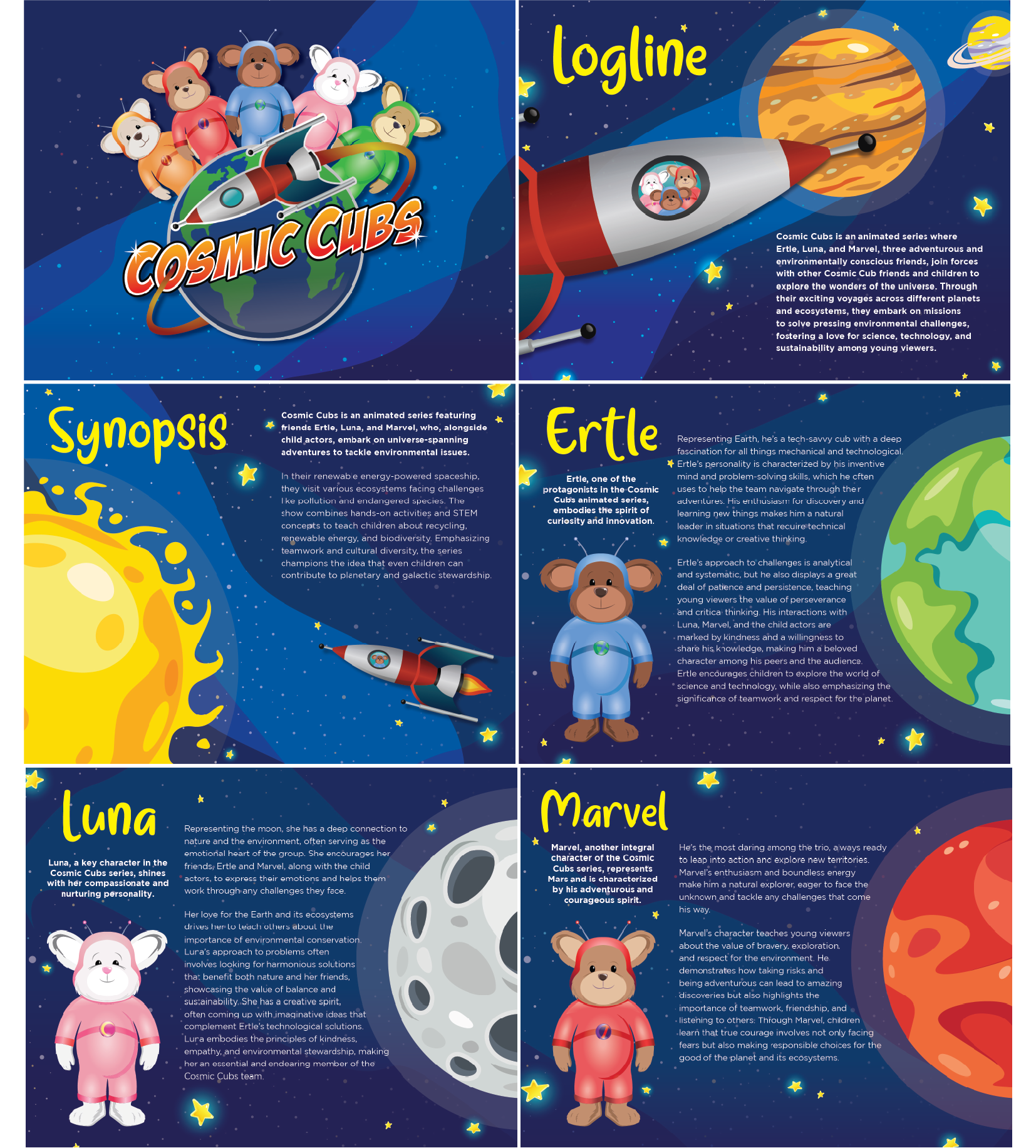Cosmic Cubs Pitch Deck Part 1 of 2
