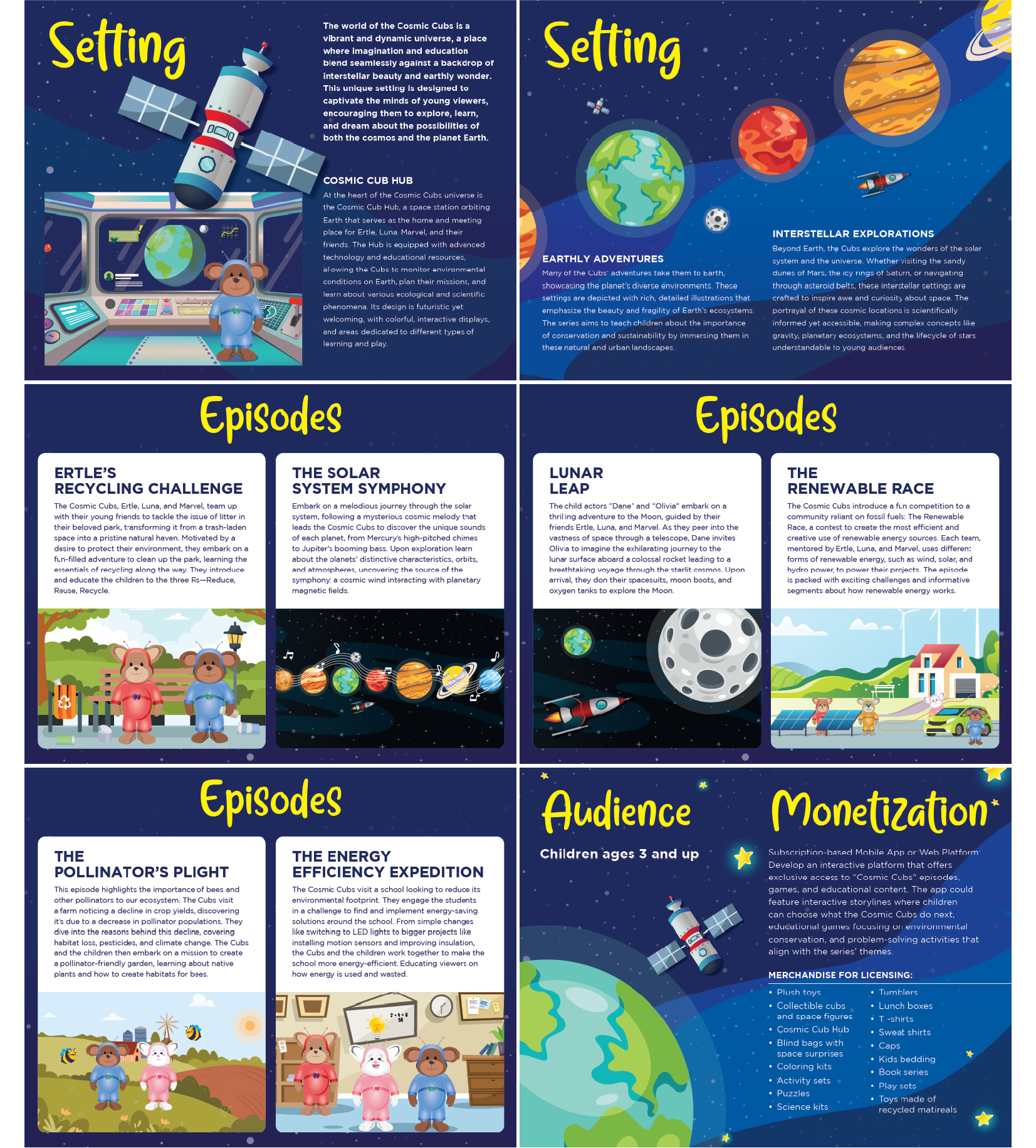 Cosmic Cubs Pitch Deck Part 2 of 2