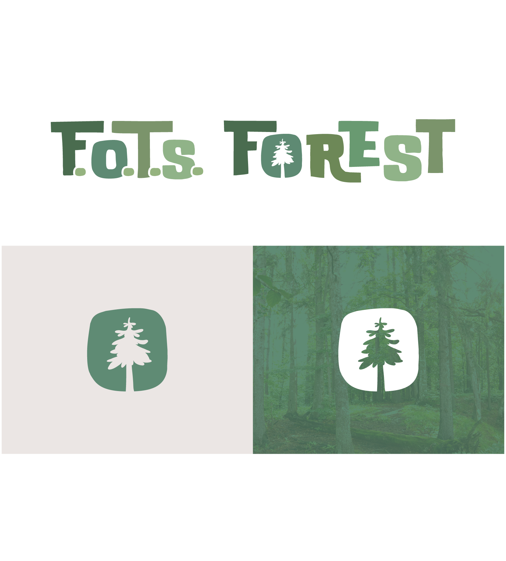 FOTS Forest Logo and Icon Design