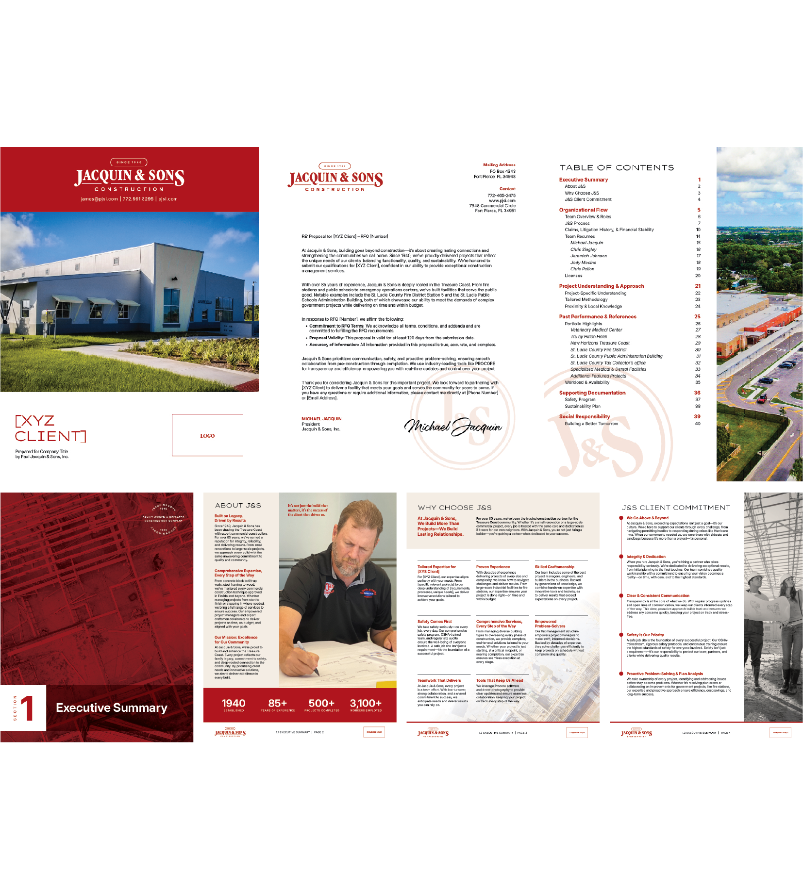 Jaquin & Sons Proposal Template Part 1 of 5